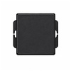 Metall-Couchtischbeine in Blockform schwarz -4 einzelne Tischbeine im Set - Profil 8x8 cm - 40 oder 43 cm hoch - Couchtisch-Beine aus pulverbeschichtetem Stahl, RAL 9005