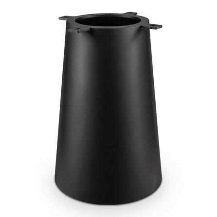 Säulen-Couchtischgestell Metall - Ø 30-20 cm- 37 oder 43 cm hoch - Sofa-/Wohnzimmer-Tischgestell aus pulverbeschichtetem Stahl, RAL 9005