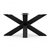 Spider-Couchtischgestell Metall - Profil 6x6 cm - 60x90 cm - 40 cm hoch - Sofa-/Wohnzimmer-Tischgestell aus pulverbeschichtetem Stahl, RAL 9005