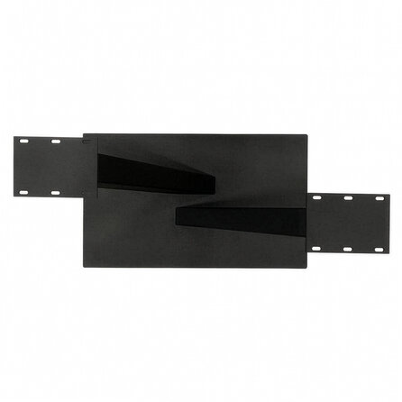 V-Tischgestell - schwarz - Profil 5x15 cm - 60x120 cm - 73 cm hoch - Esstischgestell (Mittelfuß) in V-Form aus pulverbeschichtetem Stahl, RAL 9005