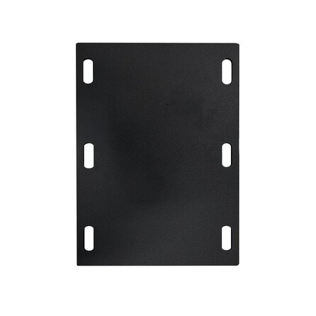 V-Tischgestell - schwarz - Profil 5x15 cm - 60x120 cm - 73 cm hoch - Esstischgestell (Mittelfuß) in V-Form aus pulverbeschichtetem Stahl, RAL 9005