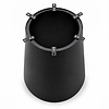 Säulen-Tischgestell Metall - schwarz -   Ø 65 cm - 72 cm hoch - Esstischgestell (Mittelfuß) aus pulverbeschichtetem Stahl, RAL 9005