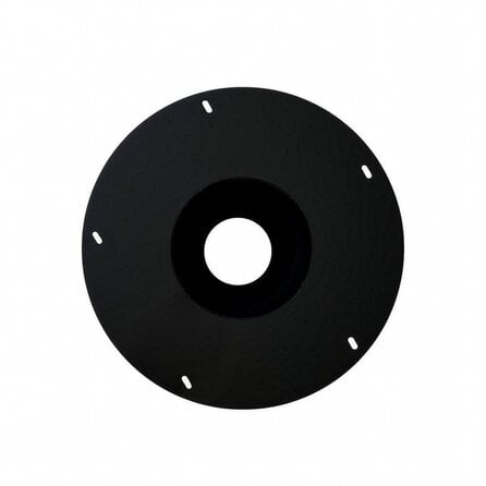 Säulen-Tischgestell Metall - schwarz -  Ø 22 cm - Bodenplatte: Ø 60 cm - 72 cm hoch - Esstischgestell (Mittelfuß) aus pulverbeschichtetem Stahl, RAL 9005