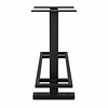 Bartischgestell Metall - schwarz - Profil 8x8 cm - mehrere Größen - 105 cm hoch - Hochtischgestell (Tischfuß) aus pulverbeschichtetem Stahl, RAL 9005