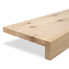 Renovierungsfensterbank Eiche - nach Maß - 2 cm (20 mm) dick - angesetzte Vorderkante 2x6 cm - Eichenholz rustikal (B/C) - Leimholz - HF 8-12% Renovierungsfensterbank Eiche - nach Maß - 2 cm (20 mm) dick - angesetzte Vorderkante 2x6 cm - Eichenholz rustikal (B/C) - Leimholz - HF 8-12%