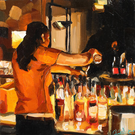 smallmasterpiece mixing drinks