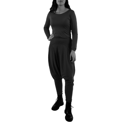 3118 Zouaven broek viscose "peach"  3118 Zouaven broek viscose "peach"