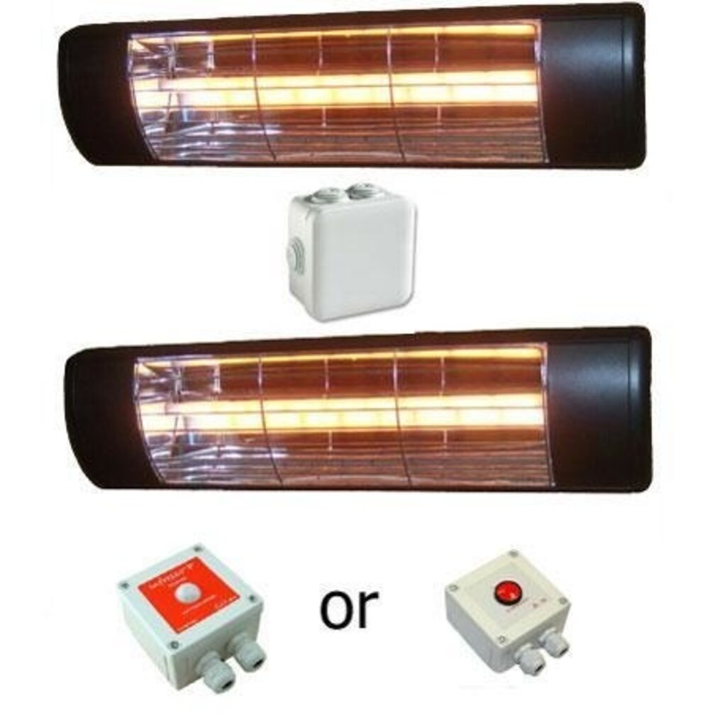 6.0kW Equestrian 2-Stall 'Starter' IP55 Heating Kit (Softglow)