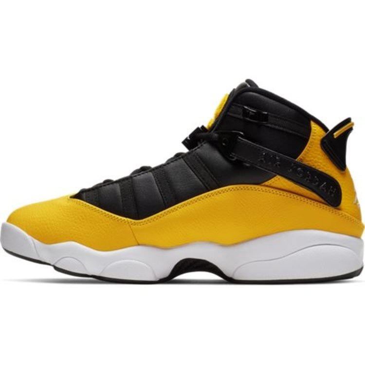 yellow and black nike jordans