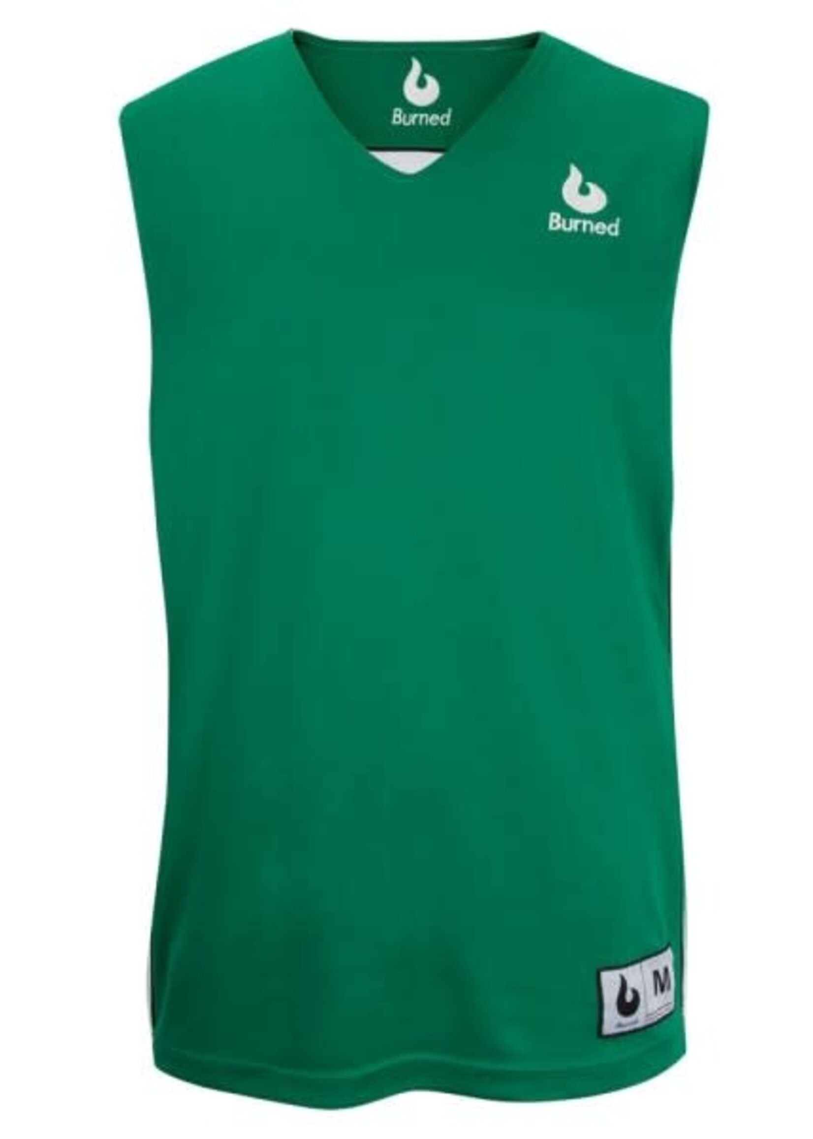 Burned Burned Double-Sided Jersey Green White