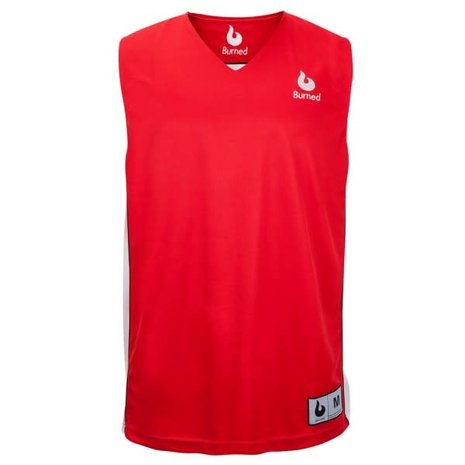 Burned Burned Double Sided Jersey Red White