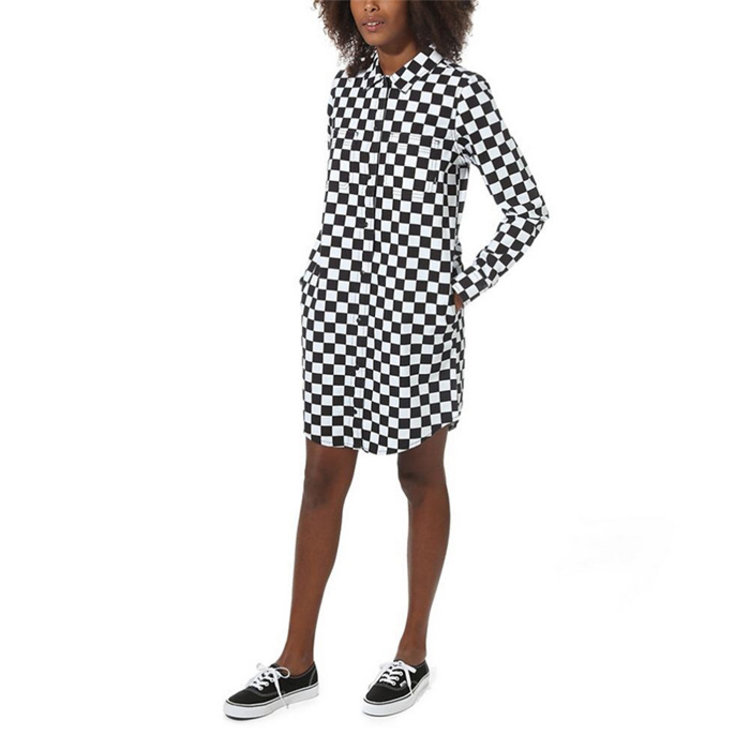 checkered vans dress