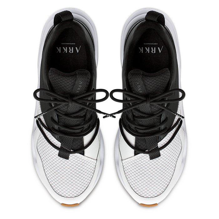 ARKK Asymtrix Mesh Wit Zwart Dames - Burned Sports
