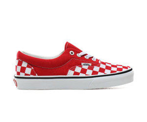 vans checkerboard rood