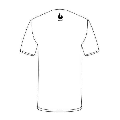 Burned Teamwear Archipel Culemborg T-shirt Tekst Wit