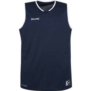 Spalding Move Tanktop Kids - - navy/wit - maat 128