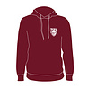 Burned Teamwear T.S.B.V. Pendragon Hoodie Logo Klein Bordeaux Burned Teamwear T.S.B.V. Pendragon Hoodie Logo Klein Bordeaux