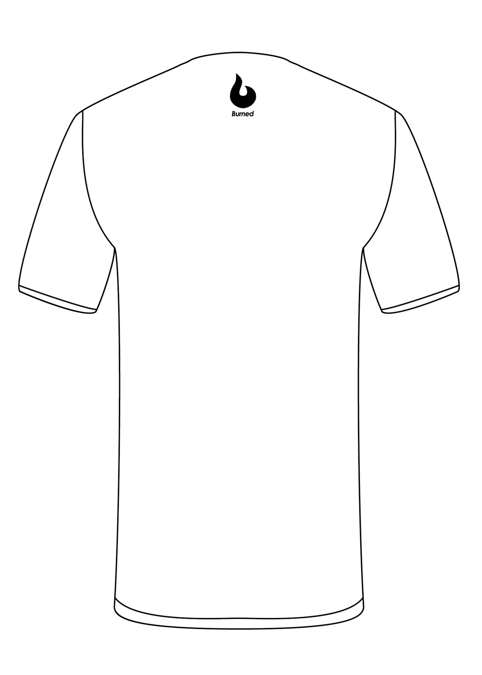 Burned Teamwear S.B.V. Juventus t-Shirt Logo Wit