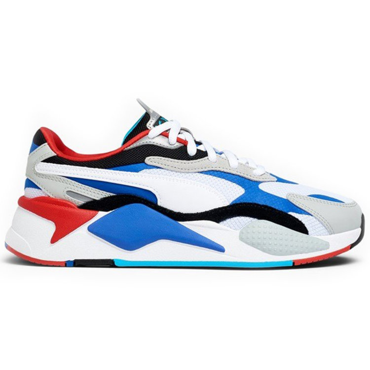 red white and blue puma