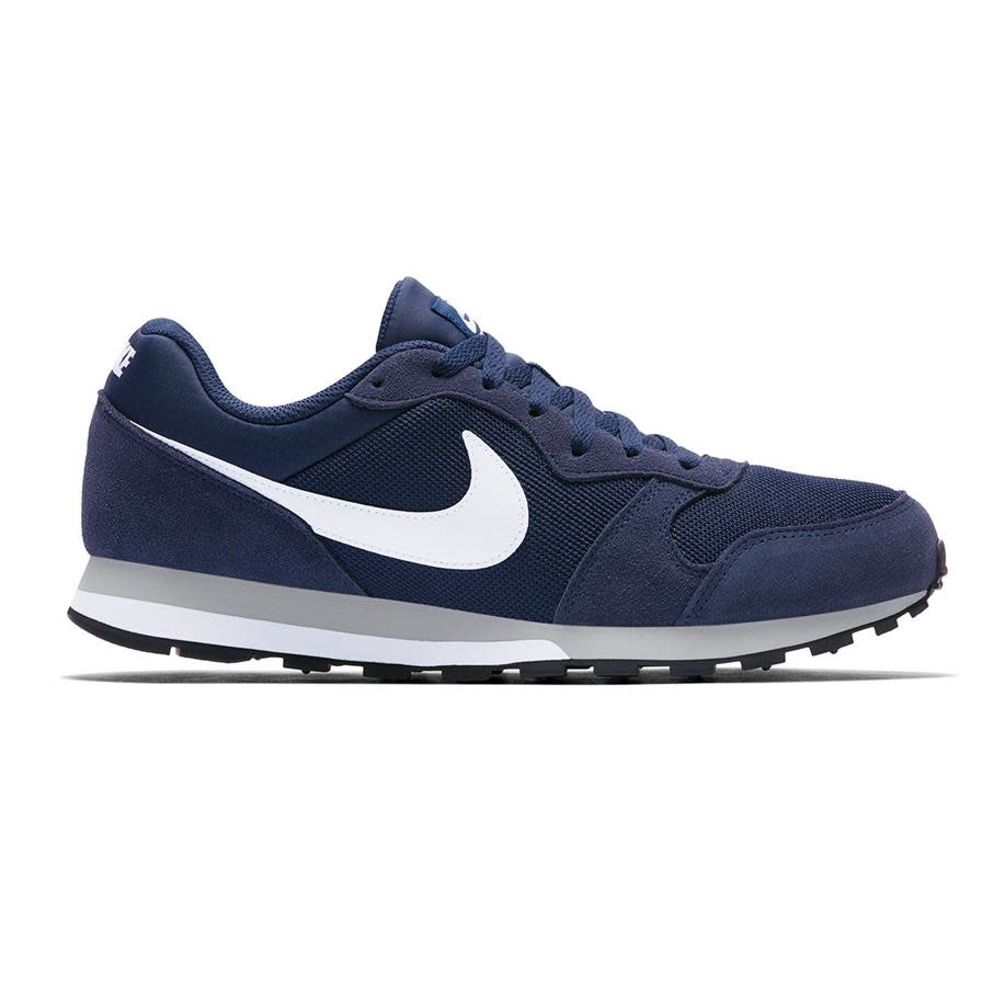 Nike MD Runner 2 Suede Donkerblauw Wit | Burned Sports - Burned Sports