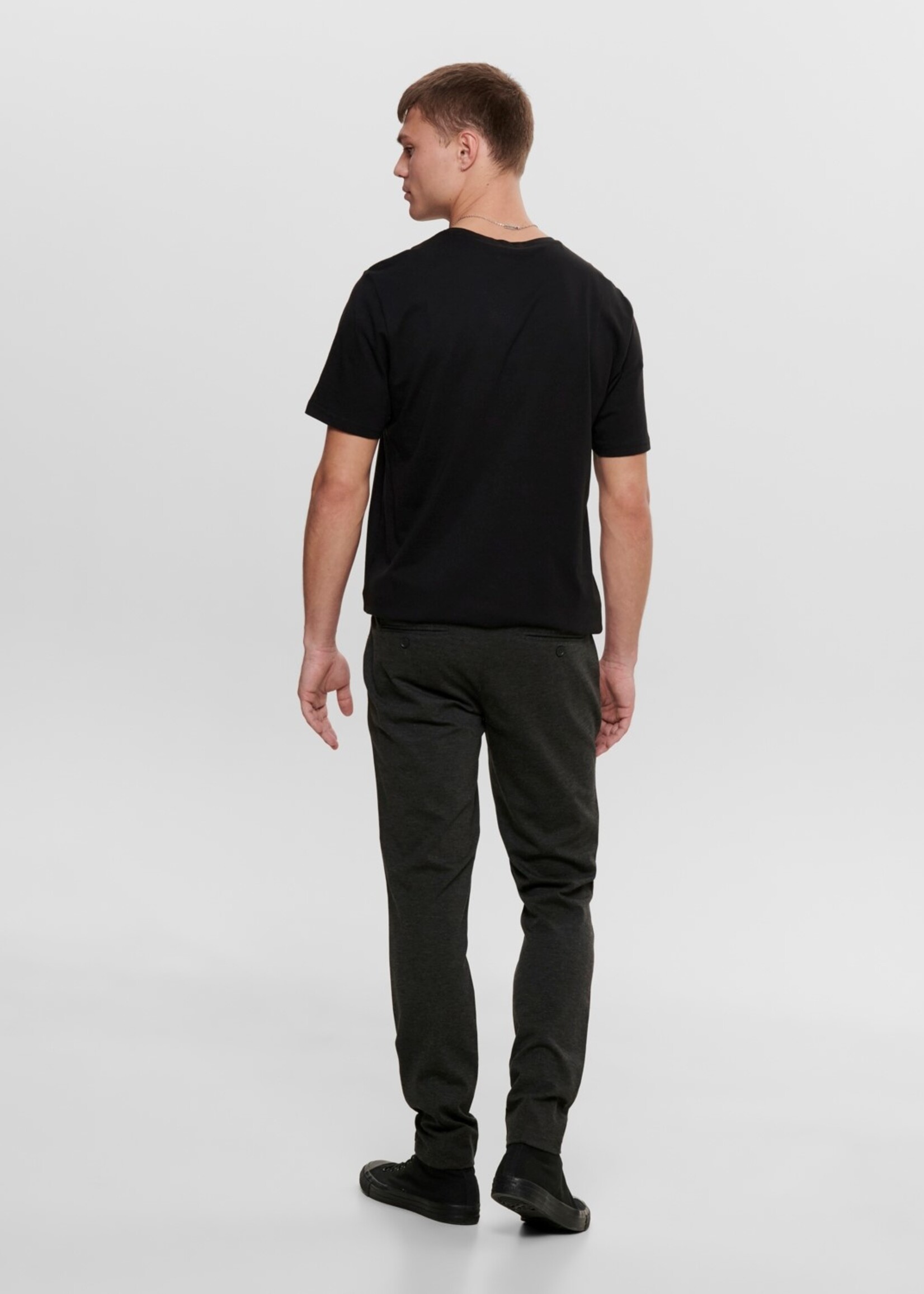Only & Sons Only & Sons Pantalon Donkergrijs