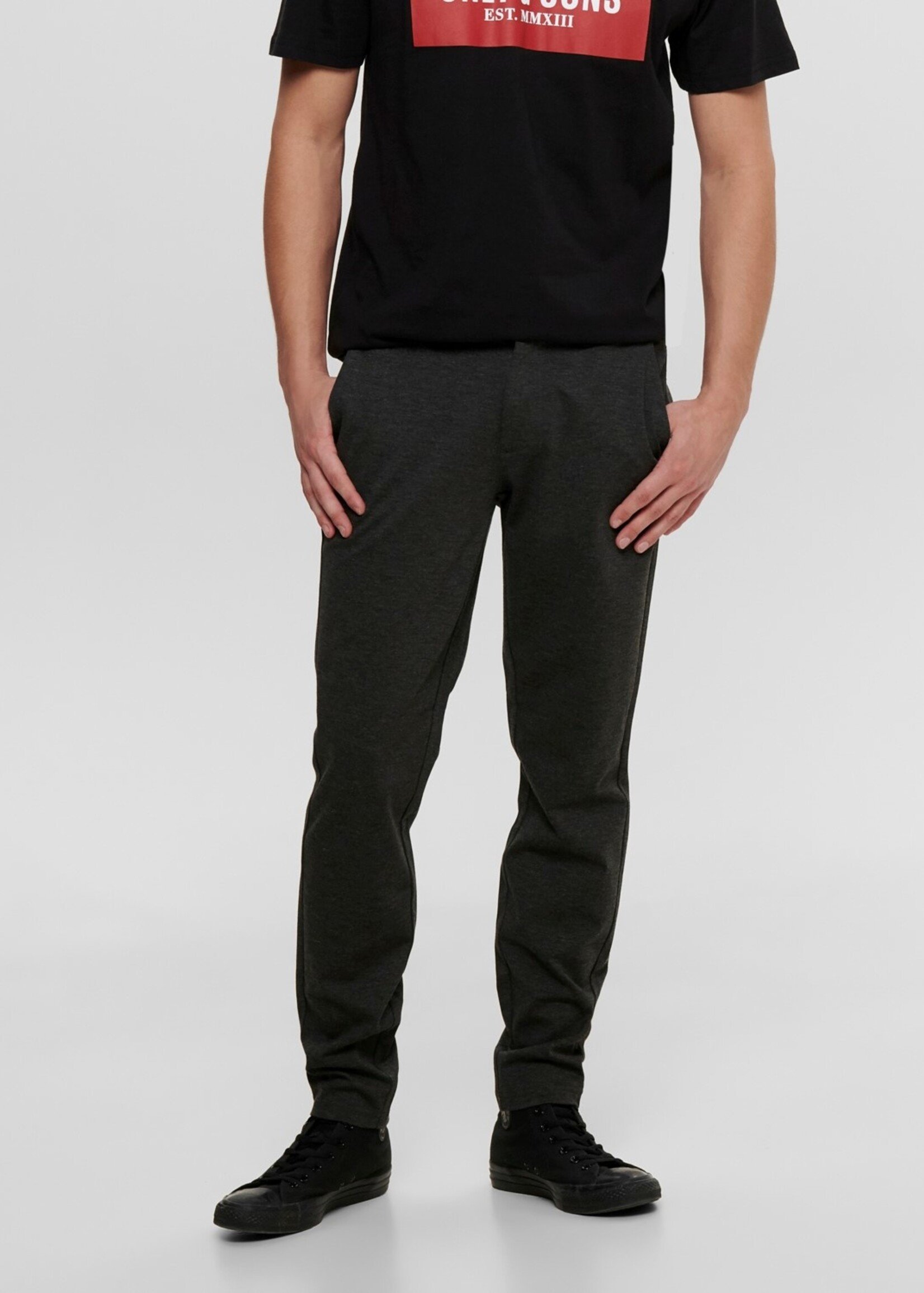 Only & Sons Only & Sons Pantalon Donkergrijs