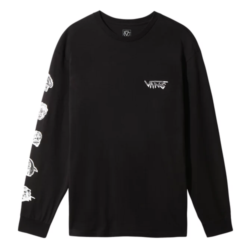 Vans Vans Rowan Zorilla Faces Longsleeve Zwart Vans Vans Rowan Zorilla Faces Longsleeve Zwart