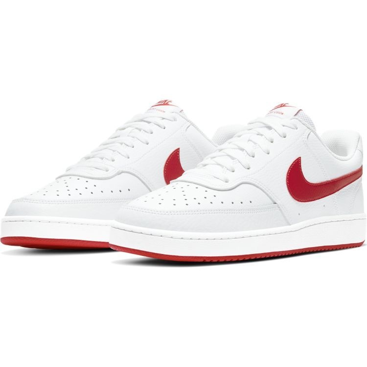 Nikecourt Vision Low Wit Rood | Burned Sports | Gratis Verzending - Burned  Sports