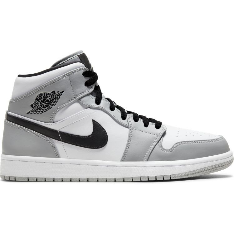 Jordan Air Jordan 1 Mid Grau Weiß Schwarz