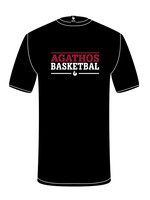 Burned Teamwear B.C. Agathos T-shirt Zwart Tekst