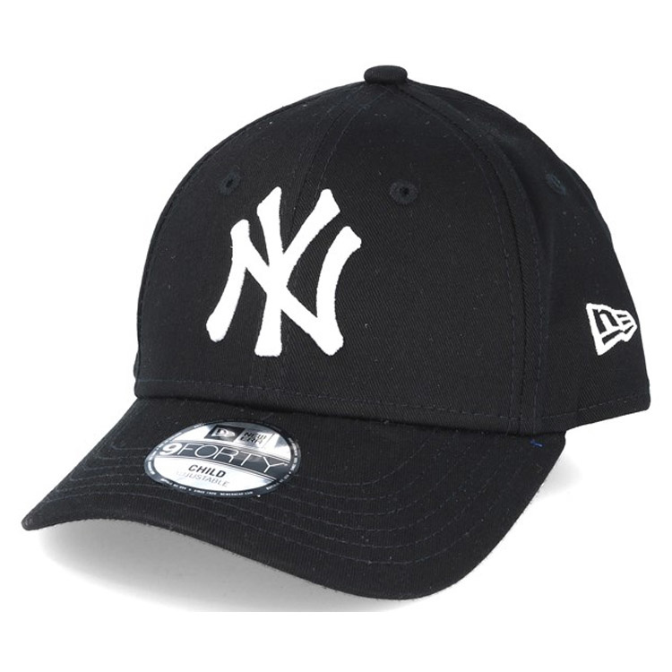 New Era K 940 MLB LEAGUE BASIC New York Cap - Black - 6-12 jaar