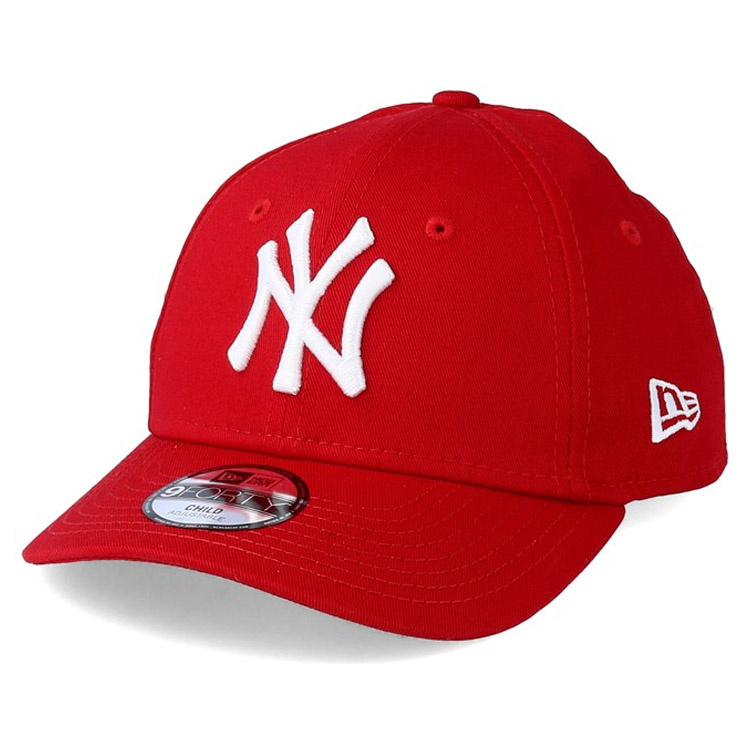 New Era K 940 MLB LEAGUE BASIC New York Cap - Red - 6-12 jaar