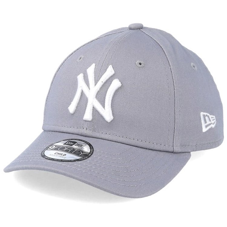 New Era 9Forty Junior New York Yankees Adjustable - Grey/White