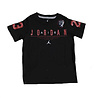 Jordan Kids Air Jordan T-shirt Zwart Rood Jordan Kids Air Jordan T-shirt Zwart Rood