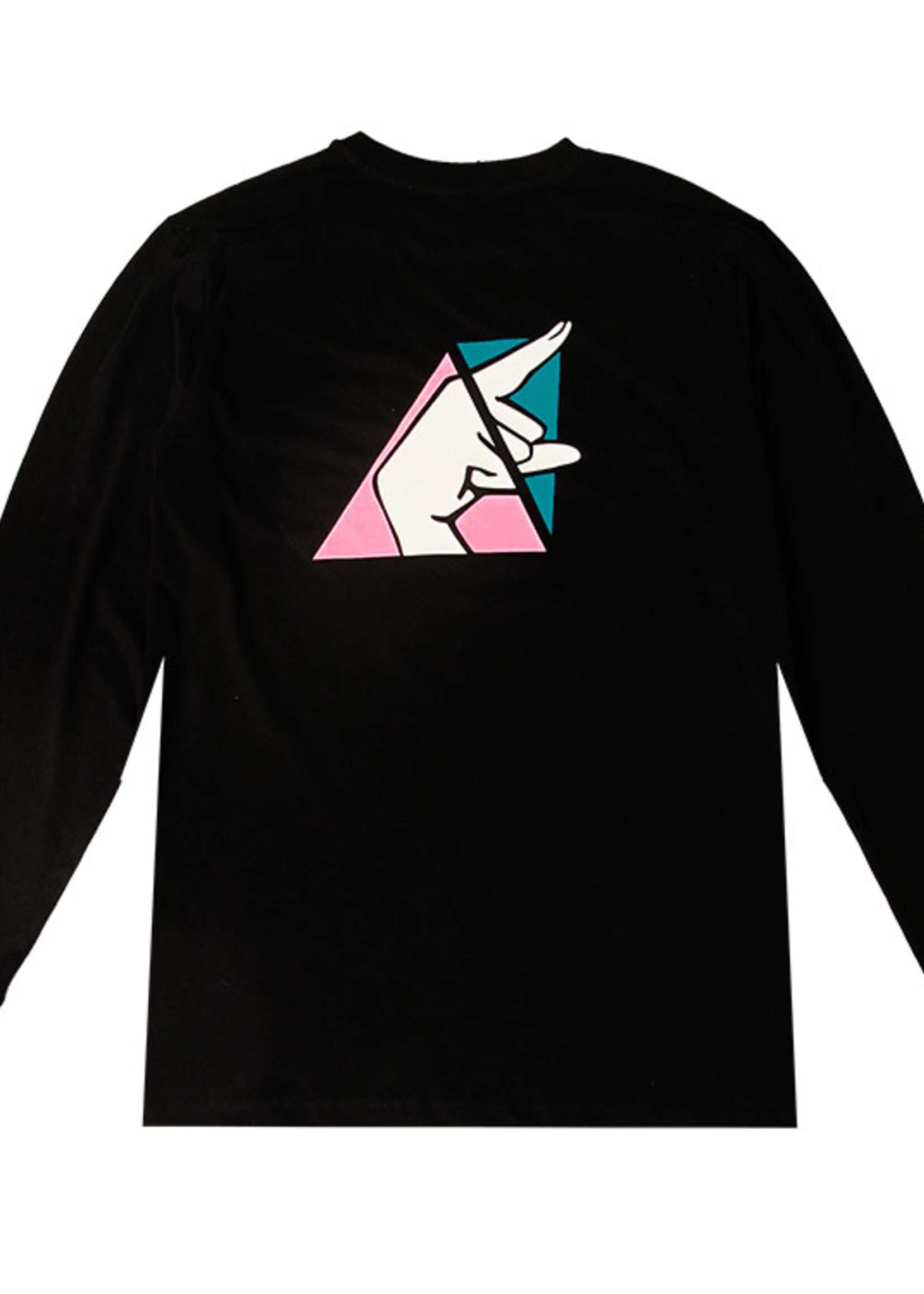 Check Clothing Check Clothing Pointing At The Future Longsleeve Zwart