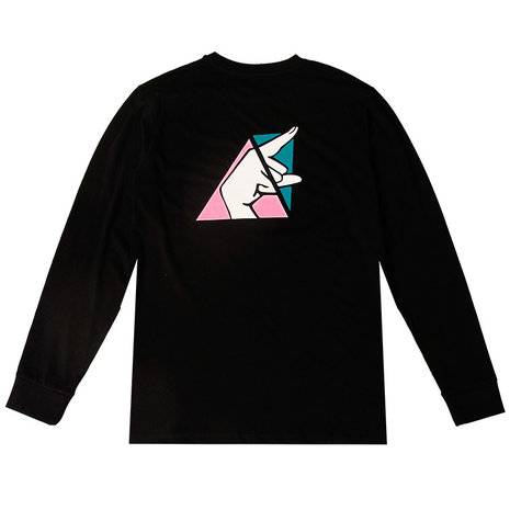 Check Clothing Check Clothing Pointing At The Future Longsleeve Zwart Check Clothing Check Clothing Pointing At The Future Longsleeve Zwart