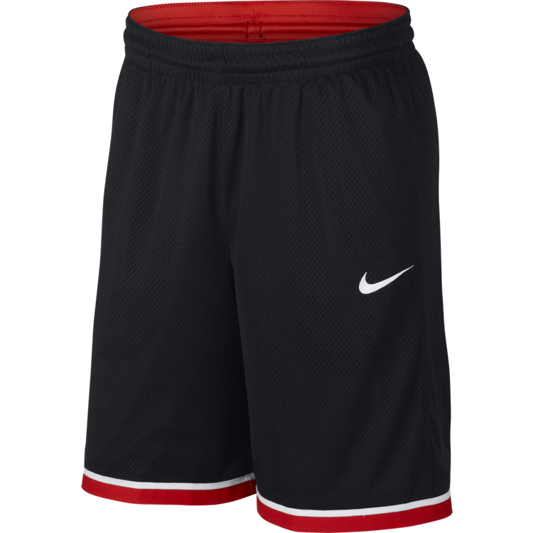black and red nike shorts
