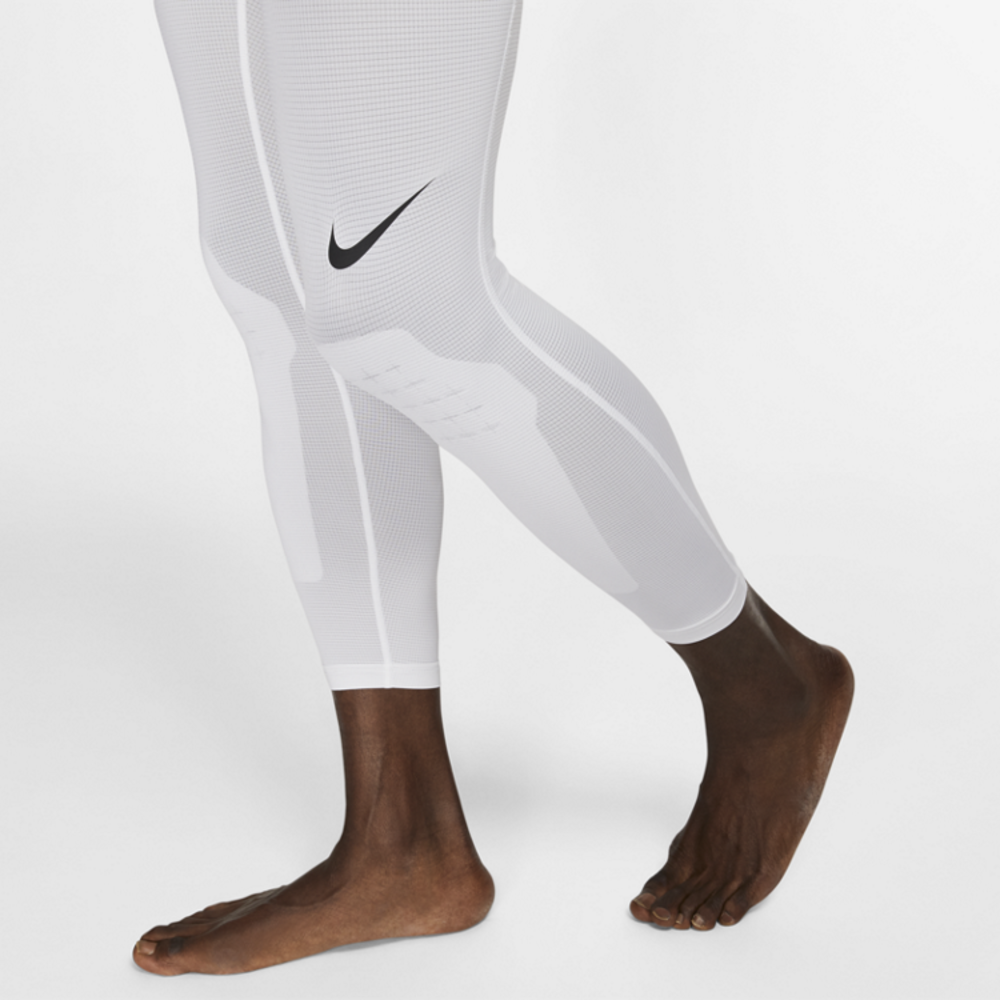 Nike Pro Basketball 3/4 Tight White