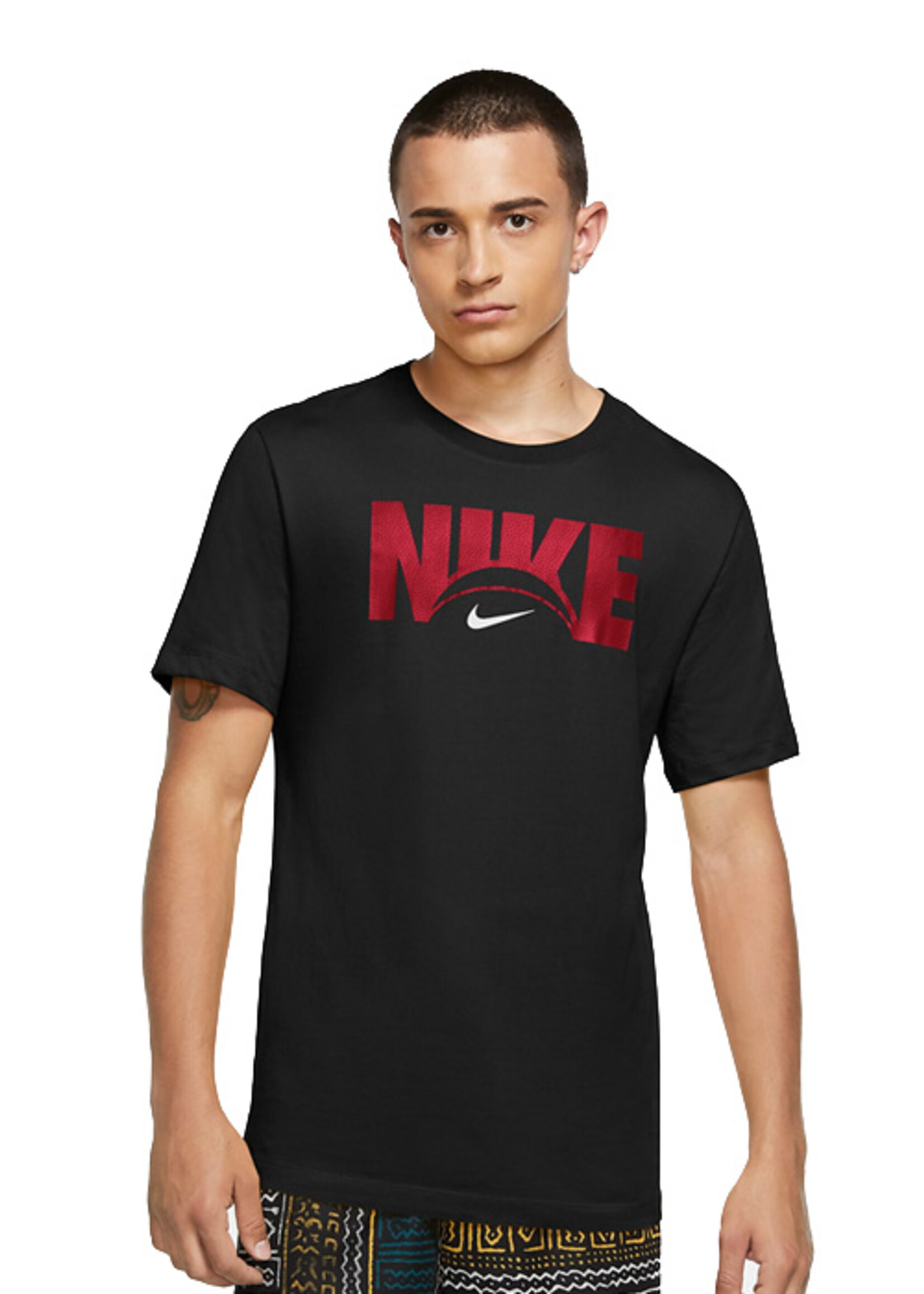 Nike Nike Basketball Dri-Fit Logo T-shirt schwarz rot