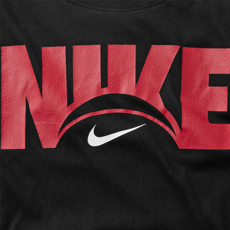 Sitcom krokodil school Nike Dri-Fit Logo T-shirt Zwart Rood Kopen? - Burned Sports