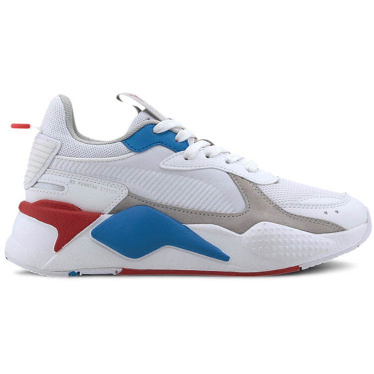 red and white puma shoes