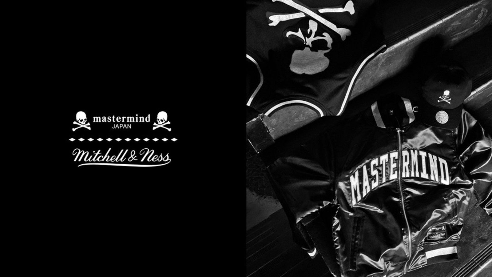 Mitchell & Ness sportkleding met mastermind JAPAN | Burned