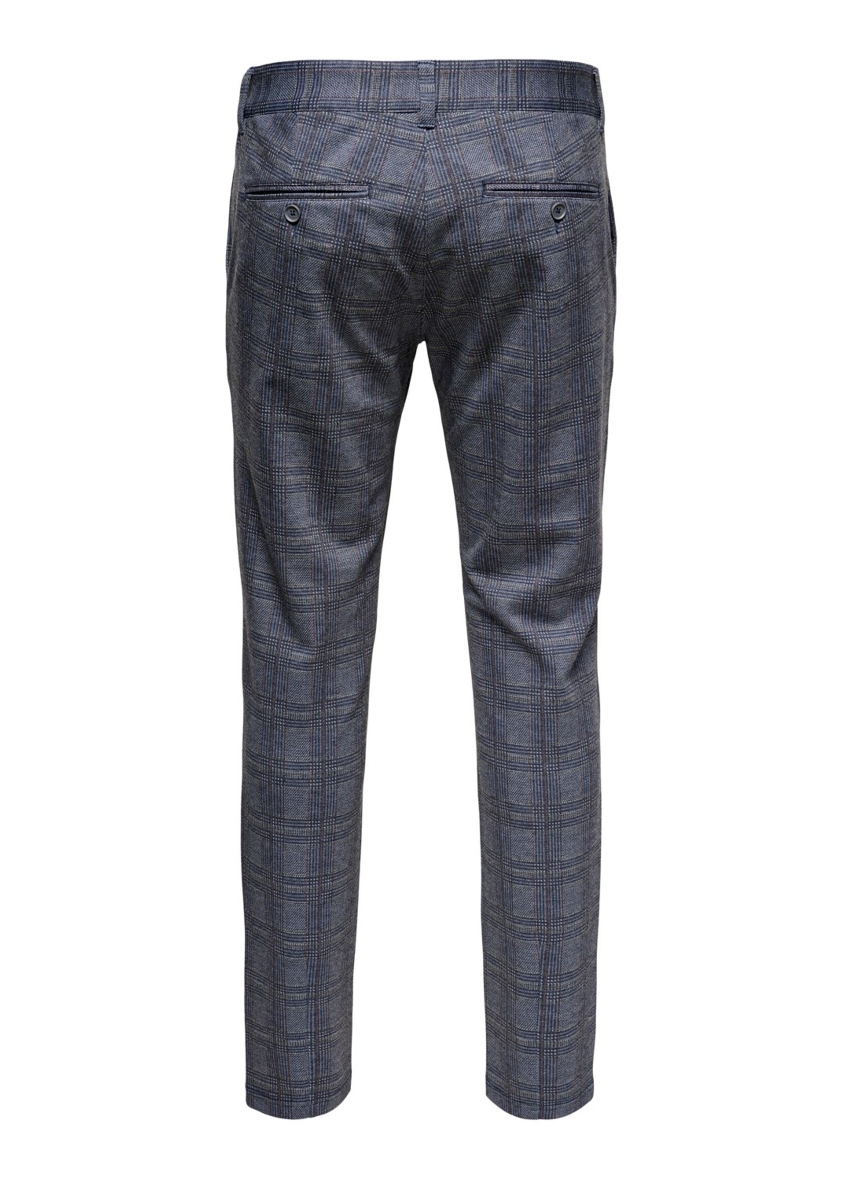 Only & Sons Only & Sons Onsmark Kamp Tap pants Grey Chequered