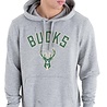 New Era New Era Milwuakee Bucks Hoodie Grijs New Era New Era Milwuakee Bucks Hoodie Grijs
