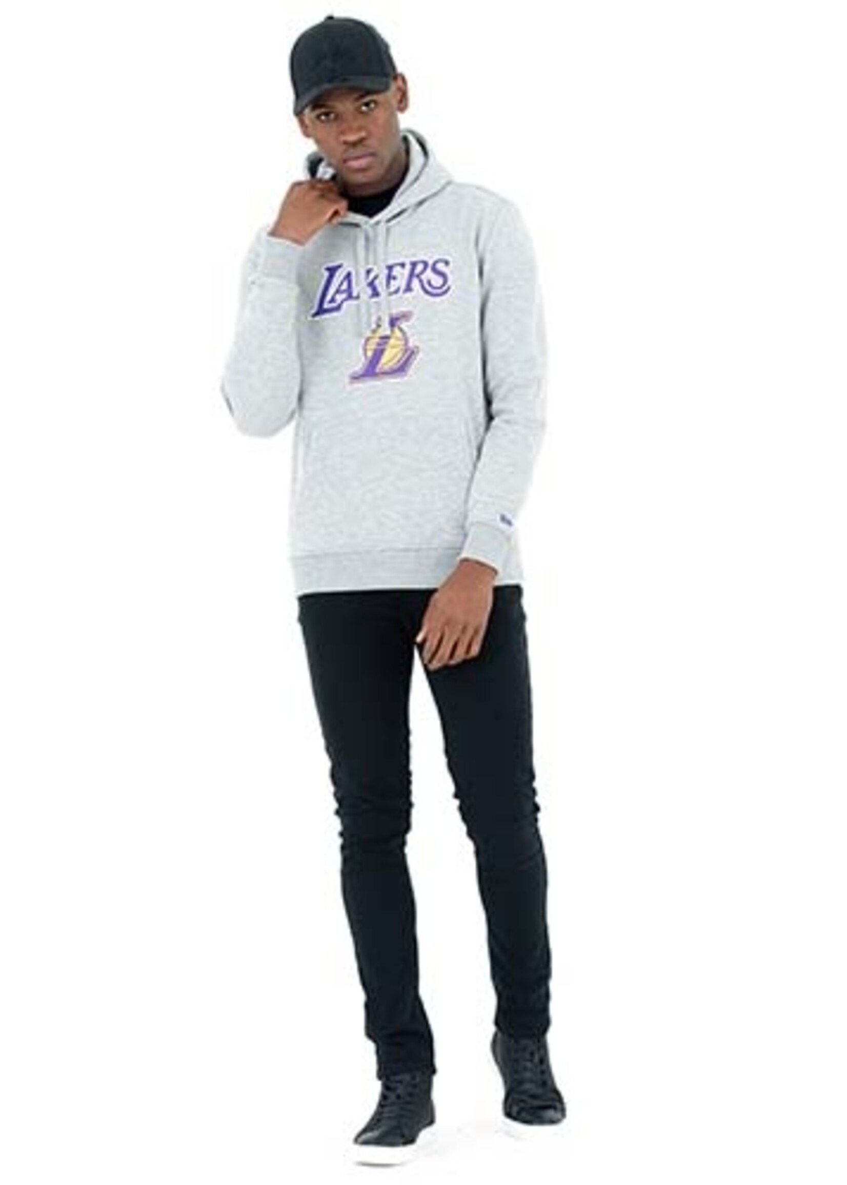 New Era New Era LA Lakers Hoodie Grau