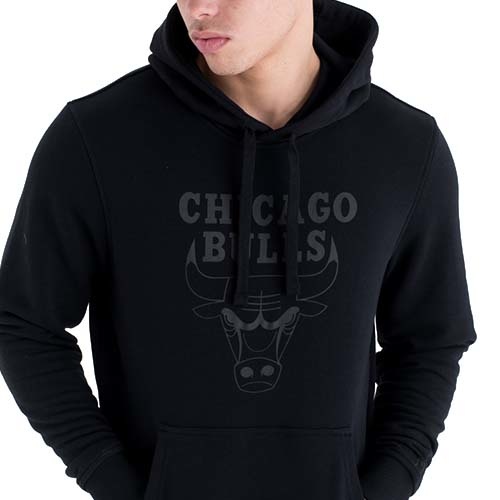 New Era New Era Chicago Bulls Hoodie Zwart Logo