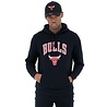 New Era New Era Chicago Bulls Hoodie Zwart Rood New Era New Era Chicago Bulls Hoodie Zwart Rood