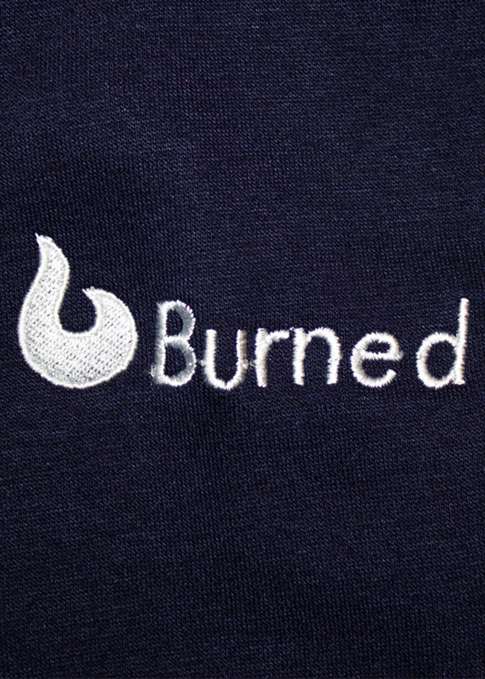 Burned Burned Crewneck Marine Raglan