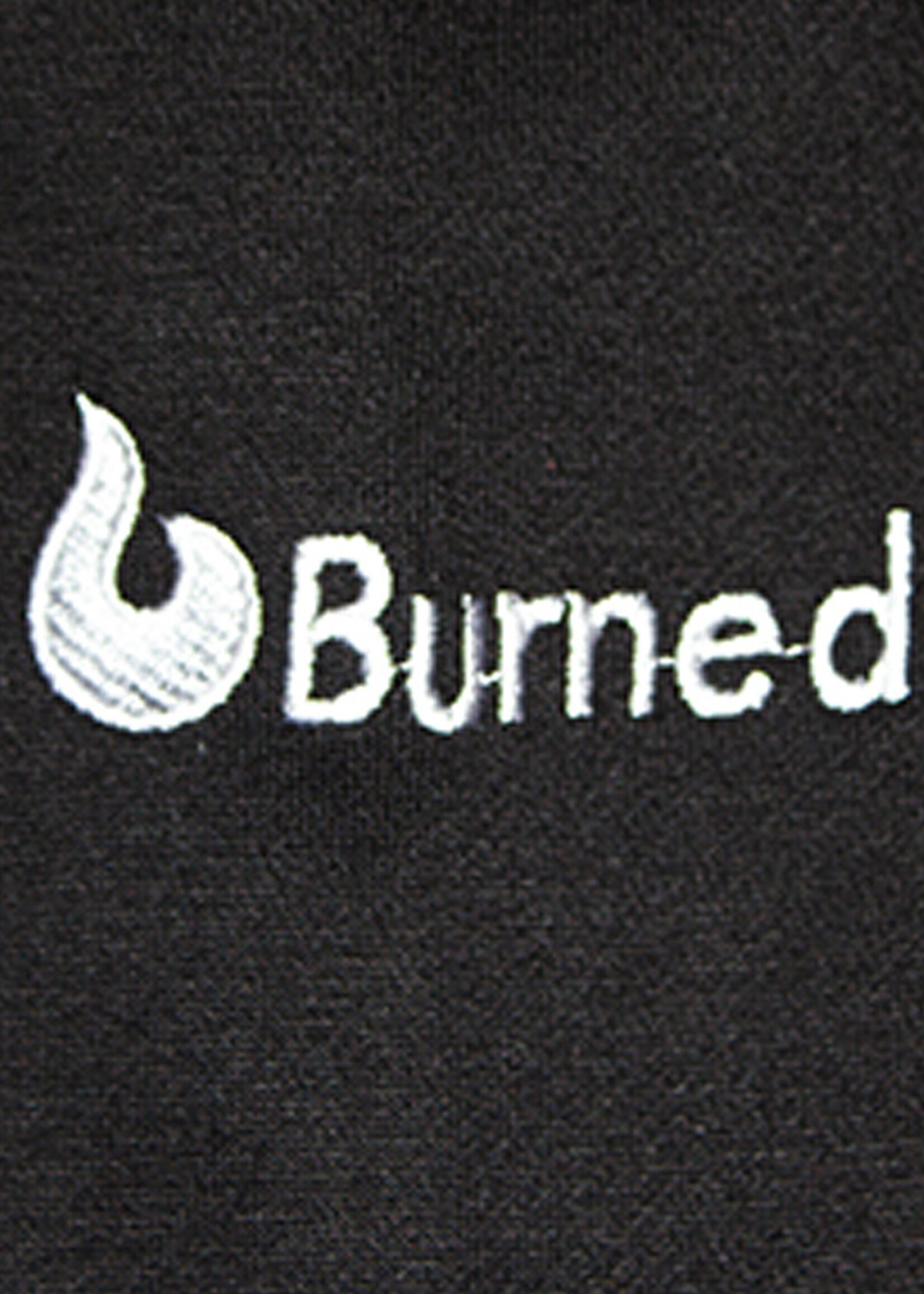 Burned Burned schwarzer Raglan mit Rundhalsausschnitt