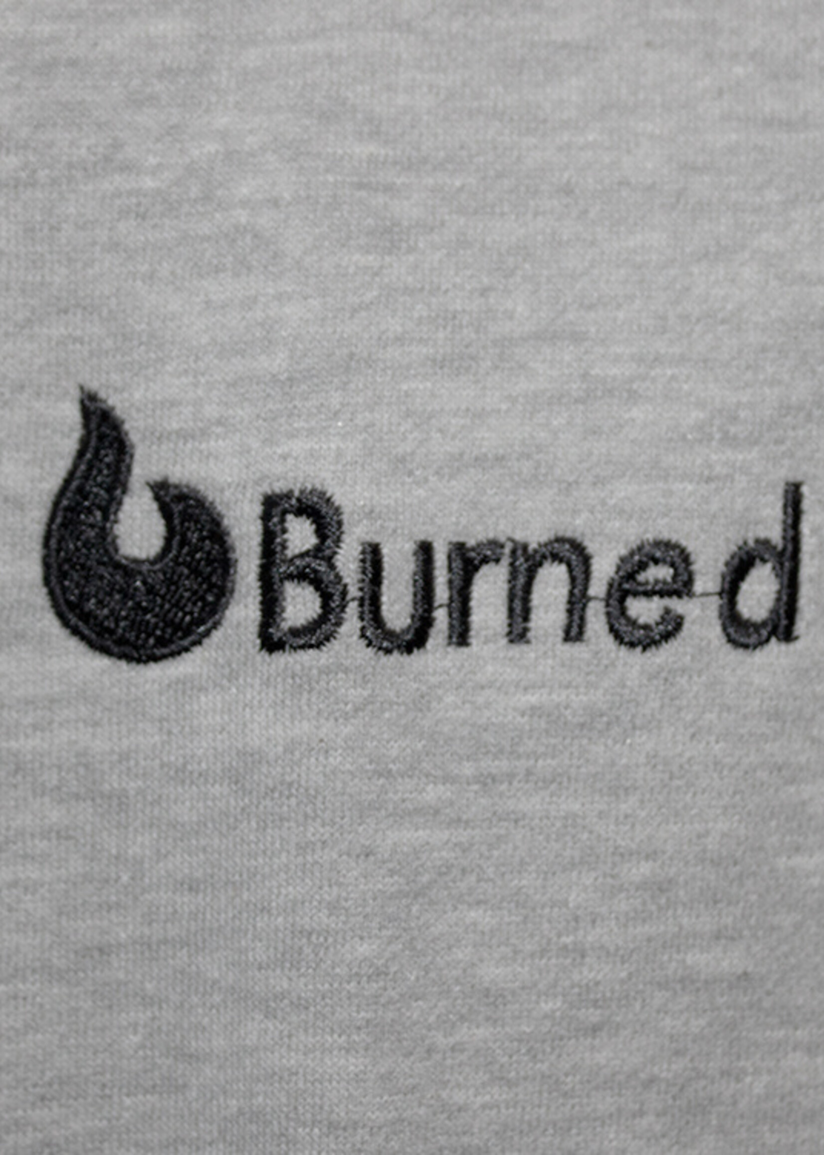 Burned Burned Crewneck Grau